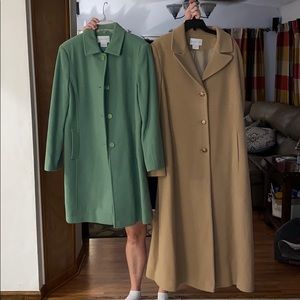 Green Worthington Dress Coat